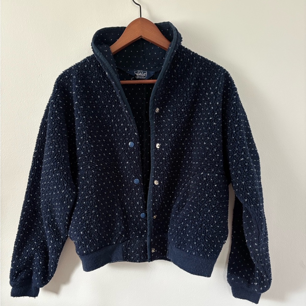 Vintage woolrich high pile fleece